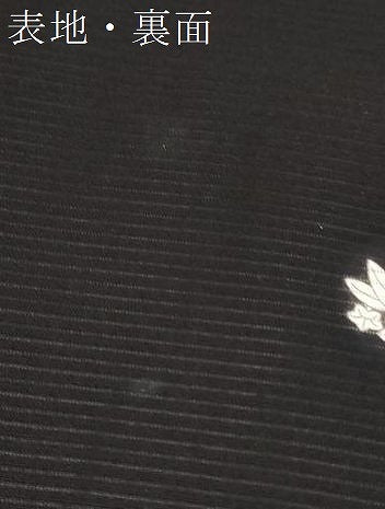 平和屋着物＊夏物 黒紋付 黒反物 着尺 絽 五泉 黒朱染 逸品 未使用 DAAW8001zzz