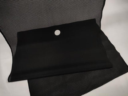 平和屋着物＊夏物 黒紋付 黒反物 着尺 絽 洗える着物 未使用 DAAW8002zzz