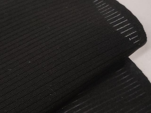 平和屋着物＊夏物 黒紋付 黒反物 着尺 絽 五泉 神光 古代泥黒染 逸品 未使用 DAAW8004zzz
