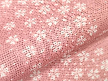 平和屋着物＊夏物 小紋 反物 着尺 絽 小花文 洗える着物 未使用 DAAW8061zzz