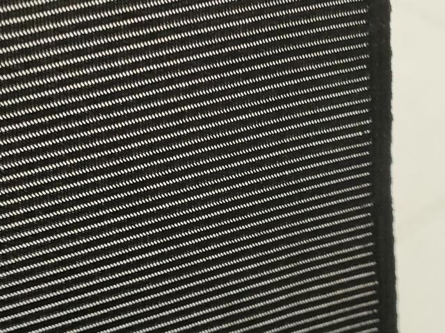 平和屋着物＊夏物 黒紋付 黒反物 着尺 五泉 檳榔子 皇室献上絹 逸品 未使用 DAAW8151zzz