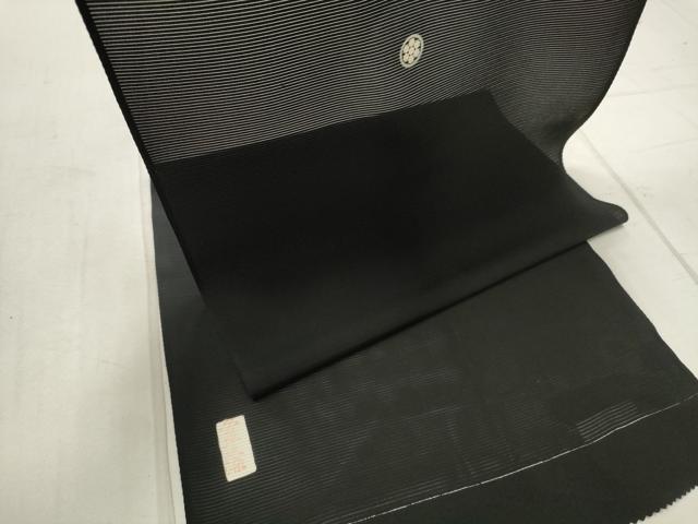 平和屋着物＊夏物 黒紋付 黒反物 着尺 京草木染 逸品 未使用 DAAW8152zzz