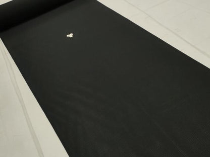 平和屋着物＊夏物 黒紋付 黒反物 着尺 五泉 甲州黒 紅下黒染 逸品 未使用 DAAW8153zzz