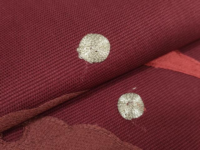 平和屋着物＊夏物 名古屋帯 帯反物 駒刺繍 総刺繍 露芝文 大丸扱い 逸品 未使用 DAAW8156zzz