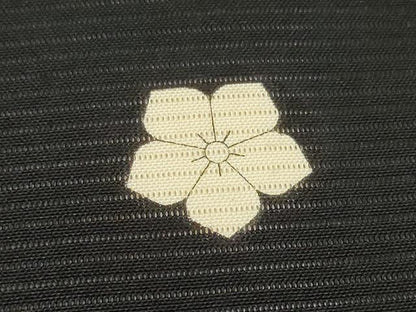 平和屋着物＊夏物 黒紋付 黒反物 着尺 絽 本堅牢染 逸品 未使用 DAAW8165zzz