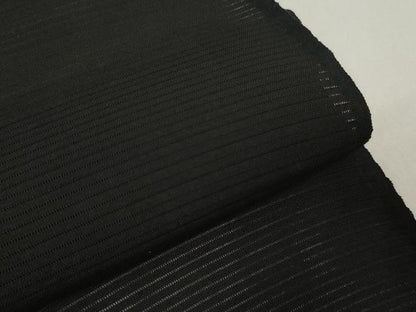 平和屋着物＊夏物 黒紋付 黒反物 着尺 絽 本堅牢染 逸品 未使用 DAAW8165zzz