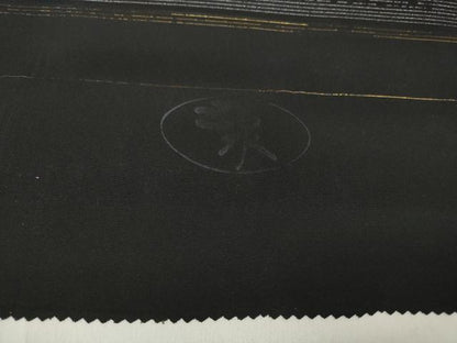 平和屋着物＊夏物 黒紋付 黒反物 着尺 駒絽 古代泥黒染 神光黒 逸品 未使用 DAAW8180zzz