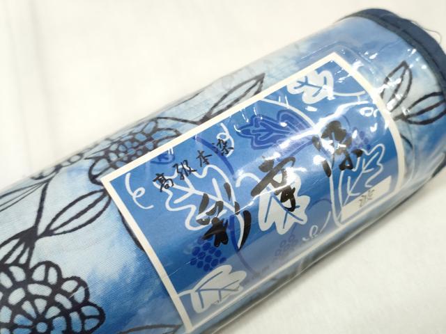 平和屋着物∴夏物　浴衣　反物　着尺　草花文　綿　逸品　未使用　DAAW8184zzz