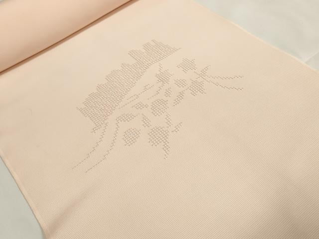 平和屋着物＊夏物 付下げ 反物 着尺 駒絽 草花文 ドロンワーク 伊と幸 逸品 未使用 DAAW8186zzz