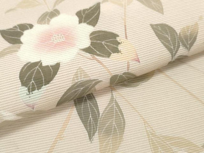 平和屋着物＊夏物 付下げ 反物 着尺 駒絽 五泉 友禅 枝花文 逸品 未使用 DAAW8187zzz