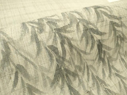 平和屋着物＊夏物 付下げ 反物 着尺 紗紬 手描き 渡橋枝垂れ柳 逸品 未使用 DAAW8188zzz