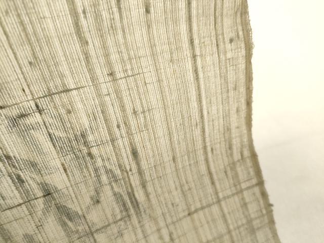 平和屋着物＊夏物 付下げ 反物 着尺 紗紬 手描き 渡橋枝垂れ柳 逸品 未使用 DAAW8188zzz