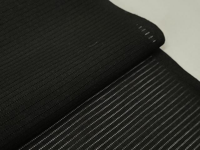 平和屋着物＊夏物 黒紋付 黒反物 着尺 絽 洗える着物 未使用 DAAW8191zzz
