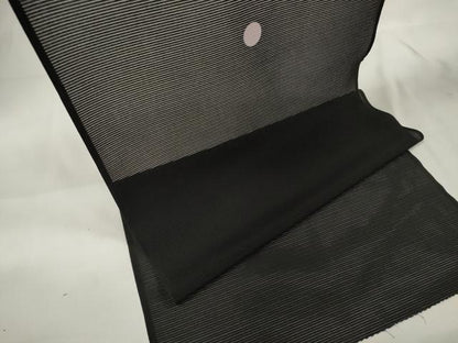 平和屋着物＊夏物 黒紋付 黒反物 着尺 絽 洗える着物 未使用 DAAW8191zzz