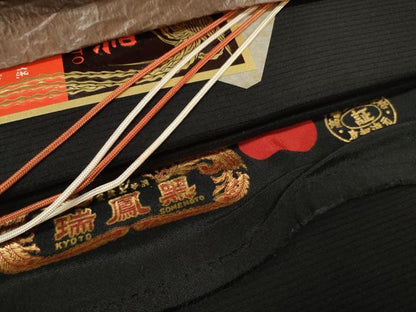 平和屋着物＊夏物 黒紋付 黒反物 着尺 壁絽 堅牢染 瑞鳳黒 逸品 未使用 DAAW8193zzz