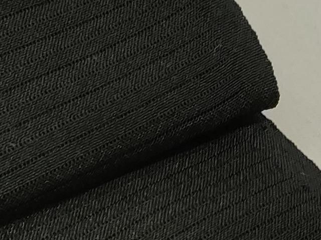 平和屋着物＊夏物 黒紋付 黒反物 着尺 壁絽 堅牢染 瑞鳳黒 逸品 未使用 DAAW8193zzz