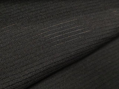 平和屋着物＊夏物 黒紋付 黒反物 着尺 壁絽 瑞鳳黒 逸品 未使用 DAAW8194zzz