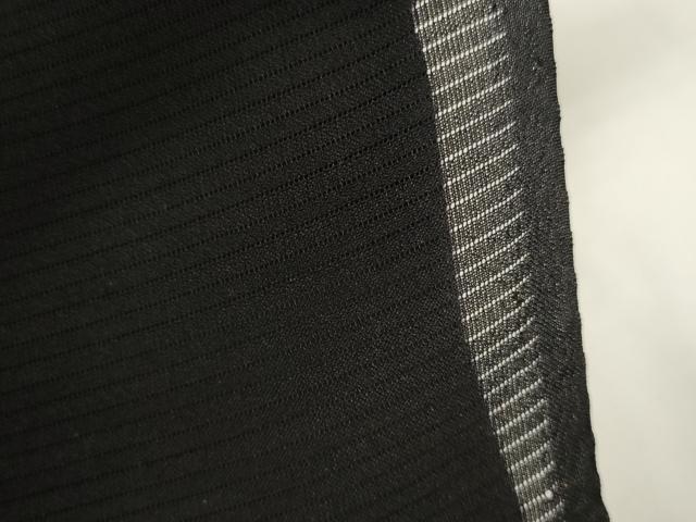 平和屋着物＊夏物 黒紋付 黒反物 着尺 壁絽 瑞鳳黒 逸品 未使用 DAAW8194zzz
