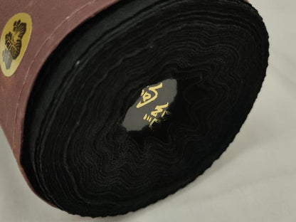 平和屋着物＊夏物 黒紋付 黒反物 着尺 駒絽 五泉 本藍下 逸品 未使用 DAAW8195zzz
