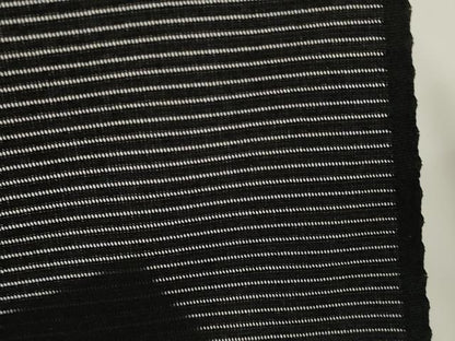 平和屋着物＊夏物 黒紋付 黒反物 着尺 絽 甲州黒 京染 逸品 未使用 DAAW8226zzz