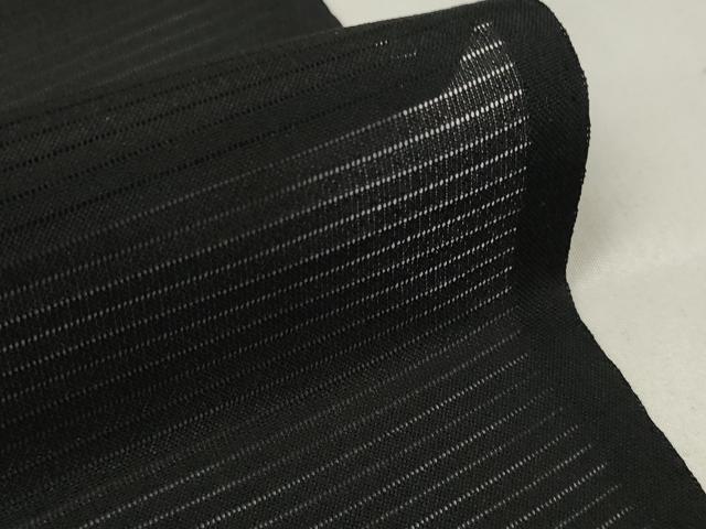 平和屋着物＊夏物 黒紋付 黒反物 着尺 絽 逸品 未使用 DAAW8228zzz