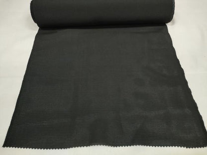平和屋着物＊夏物 黒紋付 黒反物 着尺 絽 洗える着物 未使用 DAAW8229zzz