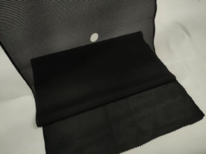 平和屋着物＊夏物 黒紋付 黒反物 着尺 絽 洗える着物 未使用 DAAW8229zzz