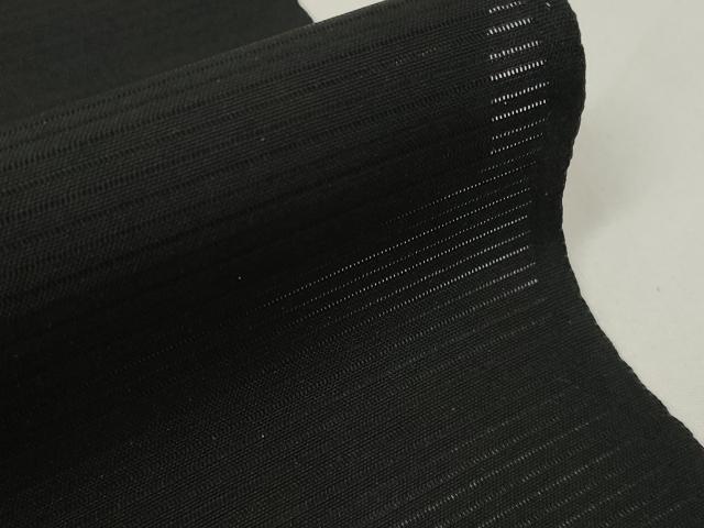 平和屋着物＊夏物　黒紋付　黒反物　着尺　絽　五泉　草木染　逸品　未使用　DAAW8230zzz