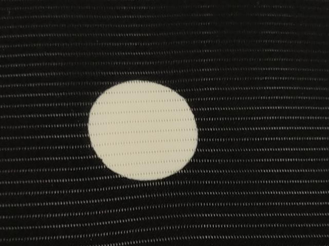 平和屋着物＊夏物　黒紋付　黒反物　着尺　駒絽　深泥黒　逸品　未使用　DAAW8232zzz