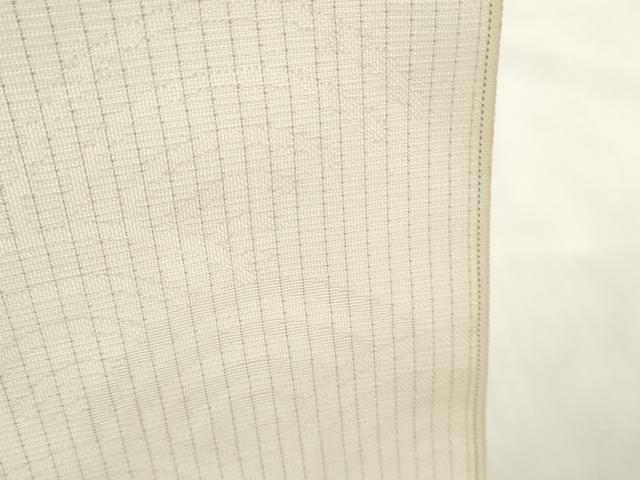 平和屋着物＊夏物 小紋 反物 着尺 絽 青海波紋紗 生成り色 伊と幸 逸品 未使用 DAAW8258zzz