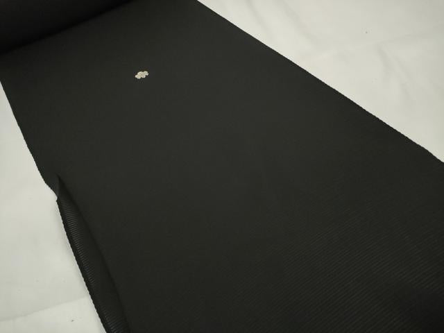 平和屋着物＊夏物 黒紋付 黒反物 着尺 絽 五泉 憲法染 神路黒 逸品 未使用 DAAW8269zzz