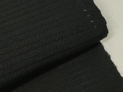 平和屋着物＊夏物 黒紋付 黒反物 着尺 絽 五泉 憲法染 神路黒 逸品 未使用 DAAW8269zzz