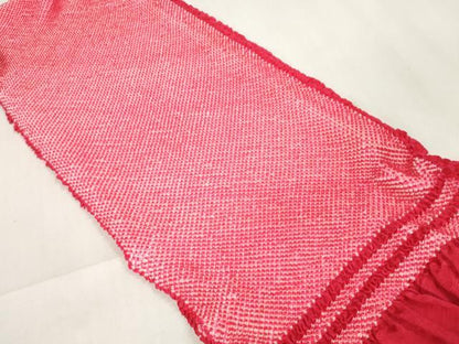 平和屋着物●和装小物 帯締め・帯揚げセット 組紐 振袖用 総絞り 金糸 逸品 未使用 DAAW8413zzz