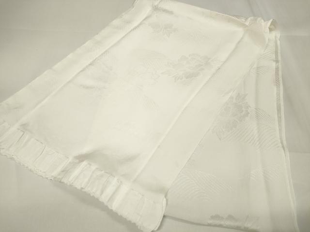 平和屋着物●和装小物　帯締め・帯揚げ・扇子セット　礼装用　牡丹地紋　亀房付き　金糸　逸品　未使用　DAAW8421zzz