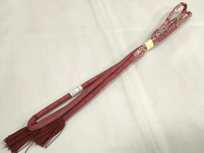 平和屋着物＊夏物　和装小物　帯締め・帯揚げセット　絽　菊尽くし　丸ぐけ　逸品　未使用　DAAW8442zzz