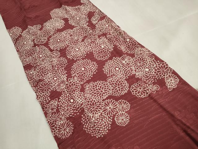 平和屋着物＊夏物　和装小物　帯締め・帯揚げセット　絽　菊尽くし　丸ぐけ　逸品　未使用　DAAW8442zzz