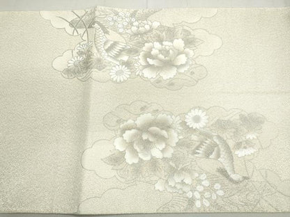 平和屋着物◎太鼓柄袋帯 花鳥文 鳳凰 金彩 正絹 逸品 DAAW8882qa