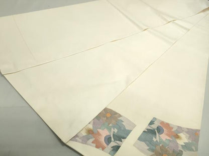 平和屋着物◎太鼓柄袋帯 すくい織 地紙花文 正絹 逸品 DAAW8889qa