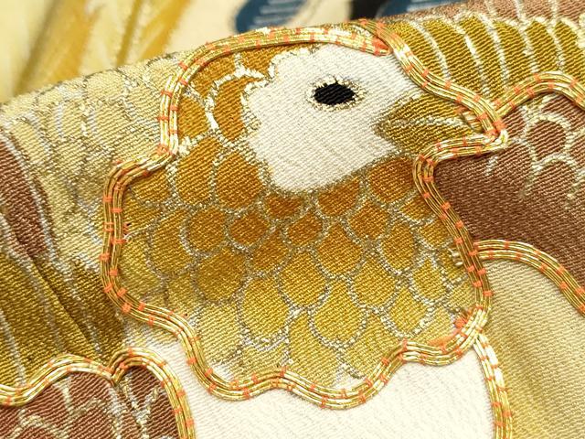平和屋着物■豪華黒留袖 駒刺繍 花鳥風景文 鳳凰 暈し染め 金彩 正絹 逸品 DAAW8935qa