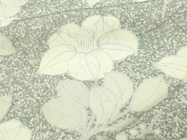平和屋着物▽上質な小紋 単衣 枝花文 正絹 逸品 DAAW9170sf