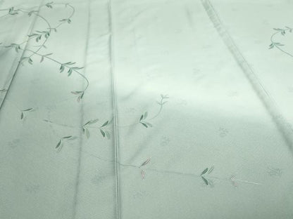 平和屋着物▽洗える最高級着物　＜英＞はなぶさ謹製　訪問着　単衣　枝葉文　暈し染め　洗える着物　DAAW9186sf