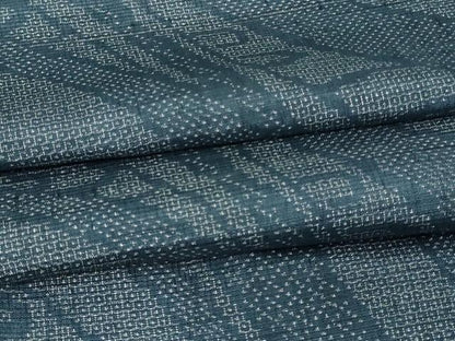 平和屋着物▽結城紬 単衣 変わり間道 正絹 逸品 DAAW9198sf