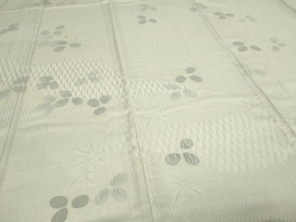 平和屋着物▽上質な小紋 単衣 舞葉文 正絹 逸品 DAAW9200sf