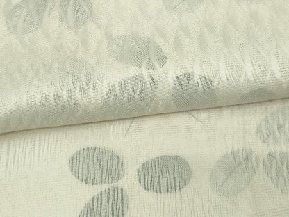 平和屋着物▽上質な小紋 単衣 舞葉文 正絹 逸品 DAAW9200sf