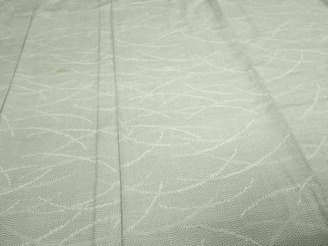 平和屋着物▽洗える最高級着物　＜英＞はなぶさ謹製　小紋　単衣　芝文　洗える着物　DAAW9201sf