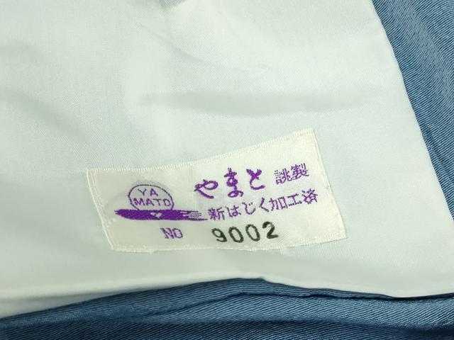 平和屋着物▽京の匠日展作家　丹下雄介　訪問着　単衣　枝花文　暈し染め　金彩　やまと誂製　正絹　逸品　DAAW9215sf