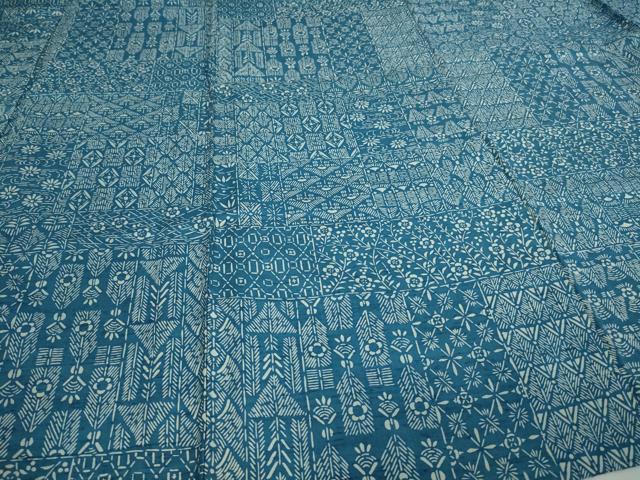 平和屋着物▽上質な紬 単衣 草花文 正絹 逸品 DAAW9221sf