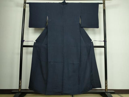 平和屋着物▽江戸小紋 単衣 角通し 正絹 逸品 DAAW9224sf