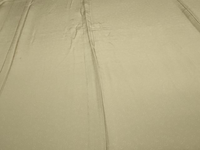 平和屋着物▽上質な色無地 単衣 舞花地紋 亜麻色 正絹 逸品 DAAW9225sf
