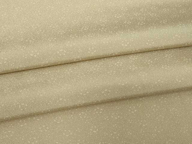 平和屋着物▽上質な色無地 単衣 舞花地紋 亜麻色 正絹 逸品 DAAW9225sf